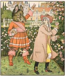 Illustratie uit Schoonheid en het Beest, 1901